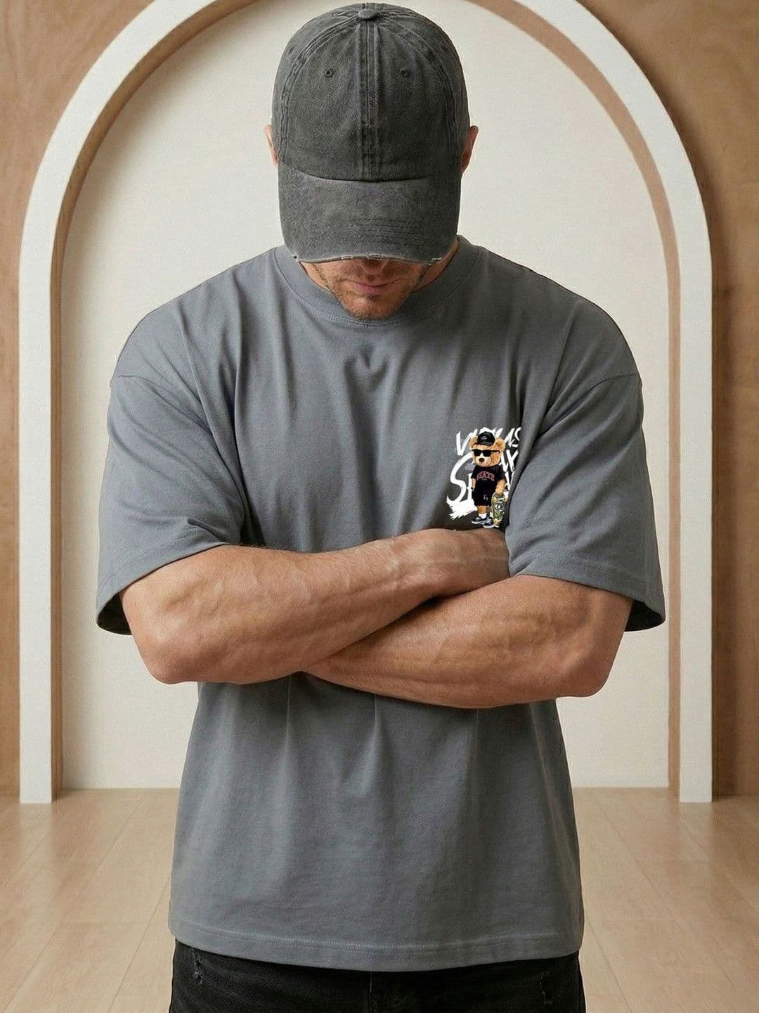 Manlino Men Printed Pure Cotton T-shirt thumbnail 4