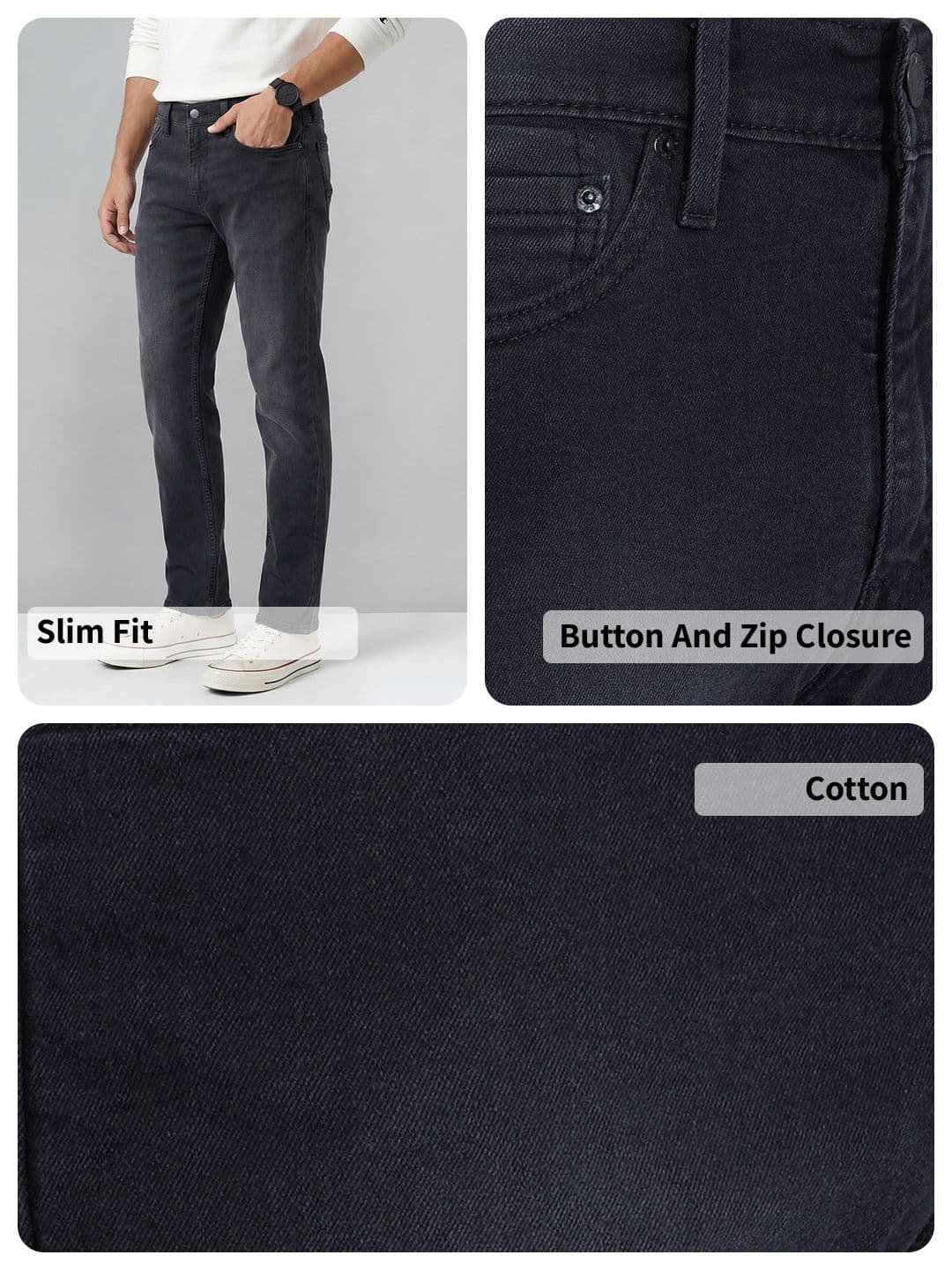 Levis Men 511 Slim Fit Stretchable Jeans thumbnail 4