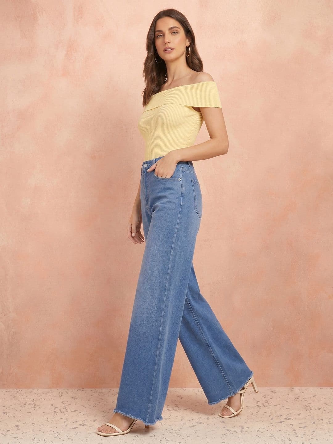 all about you Woman Wide Leg Stretchable Jeans thumbnail 4