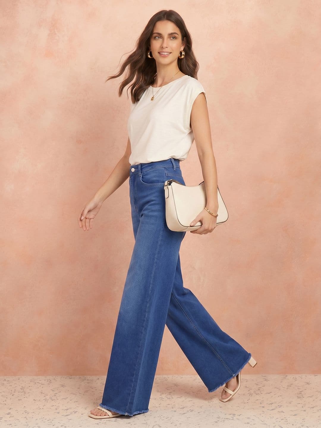 all about you Women Flared Light Fade Stretchable Jeans - view 1