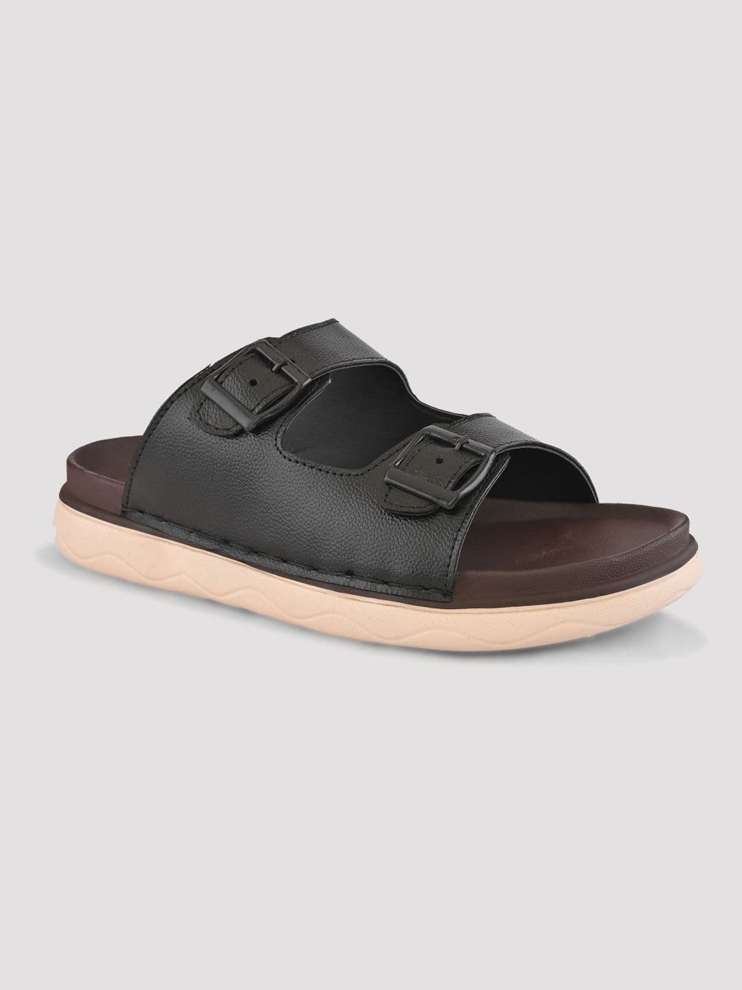 The Roadster Lifestyle Co Men Open Back Buckle Details Comfort Sandals thumbnail 5