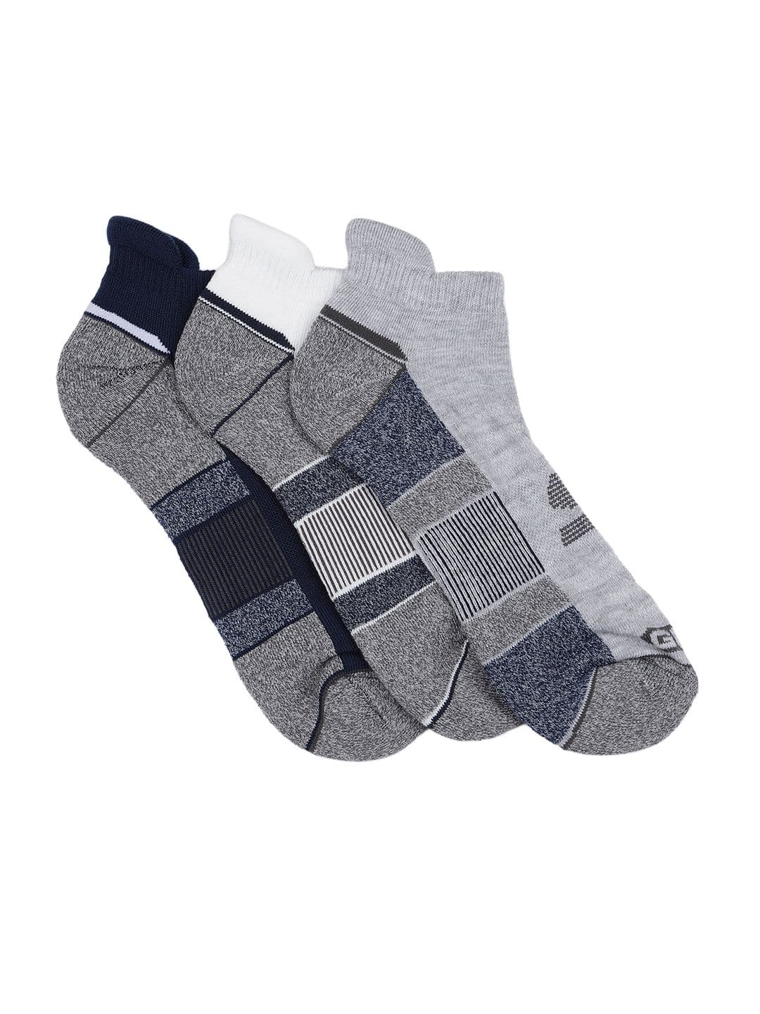 Skechers Men Pack of 3 Ankle Length Socks thumbnail 3