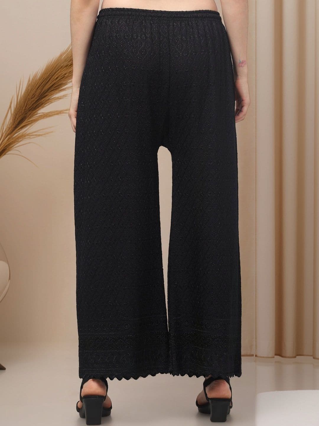 KGFONECLOTH Women Knitted Ethnic Palazzos thumbnail 4