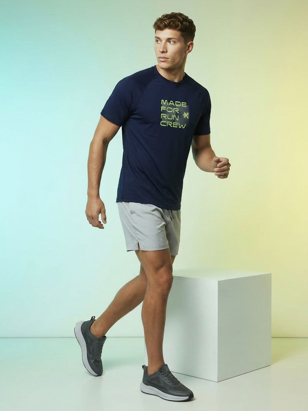 HRX by Hrithik Roshan Typography Printed Rapid Dry running T-shirt thumbnail 6