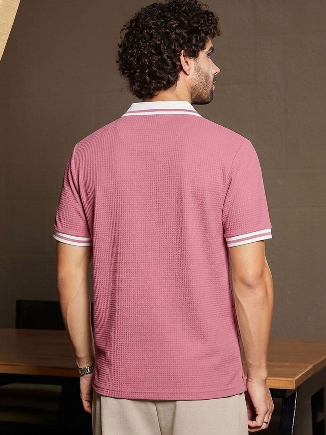 THE BEETEL HOUSE Men Polo Collar T-shirt thumbnail 5