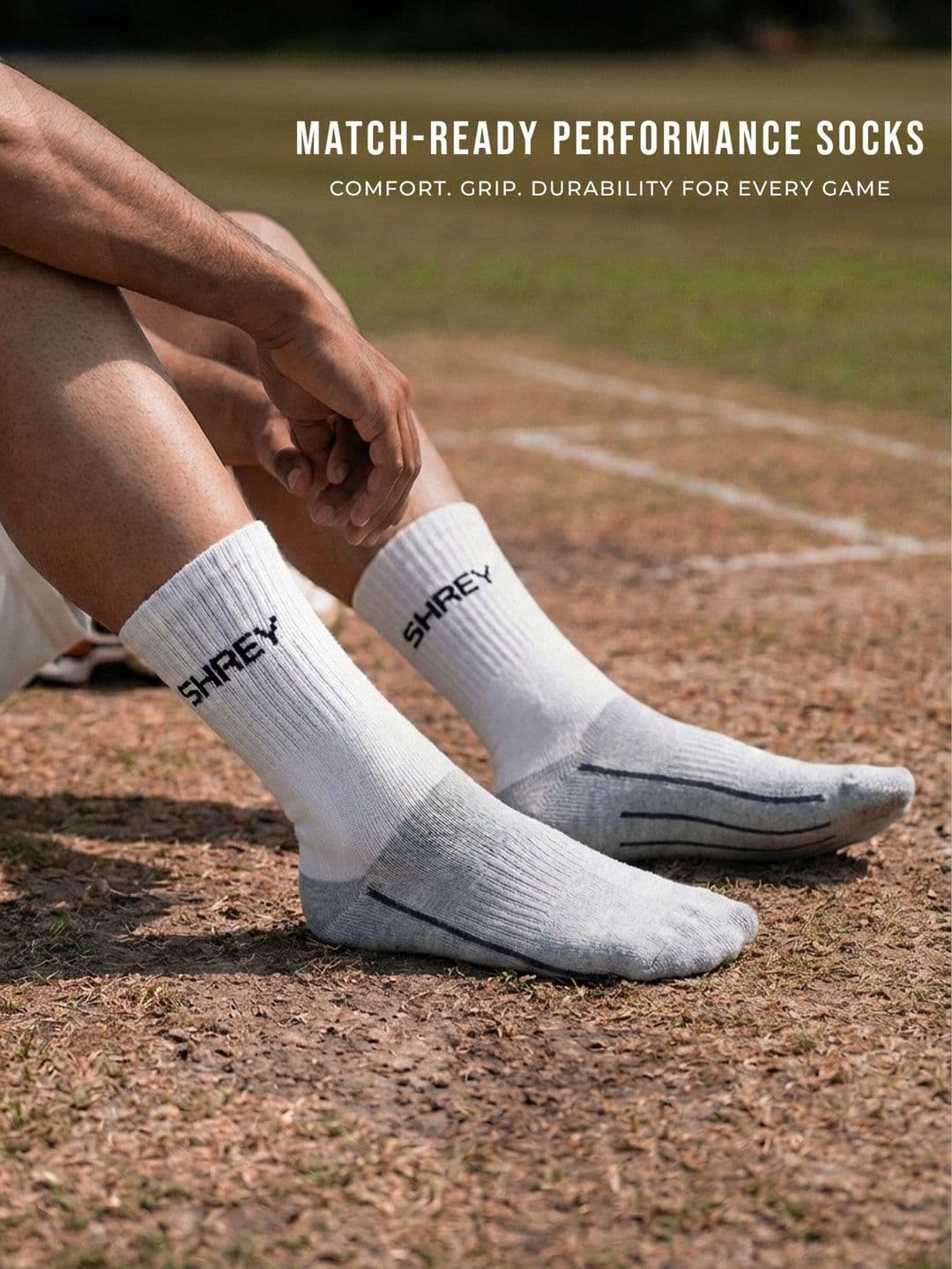 Shrey Unisex Cotton Assorted Calf Length Socks thumbnail 3