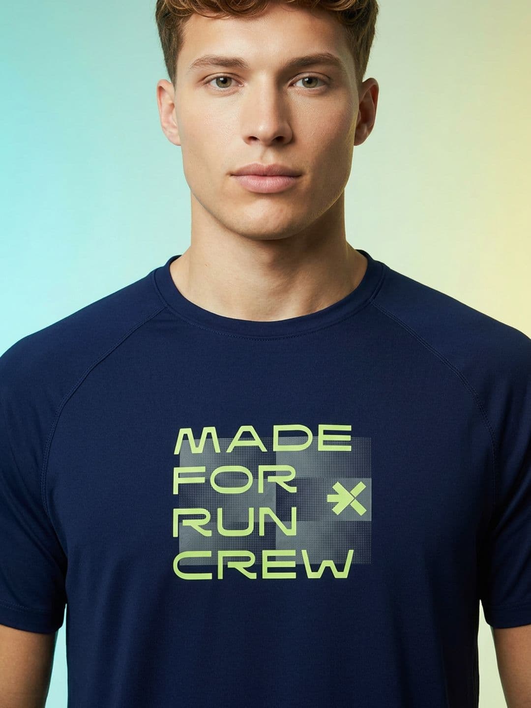 HRX by Hrithik Roshan Typography Printed Rapid Dry running T-shirt thumbnail 4