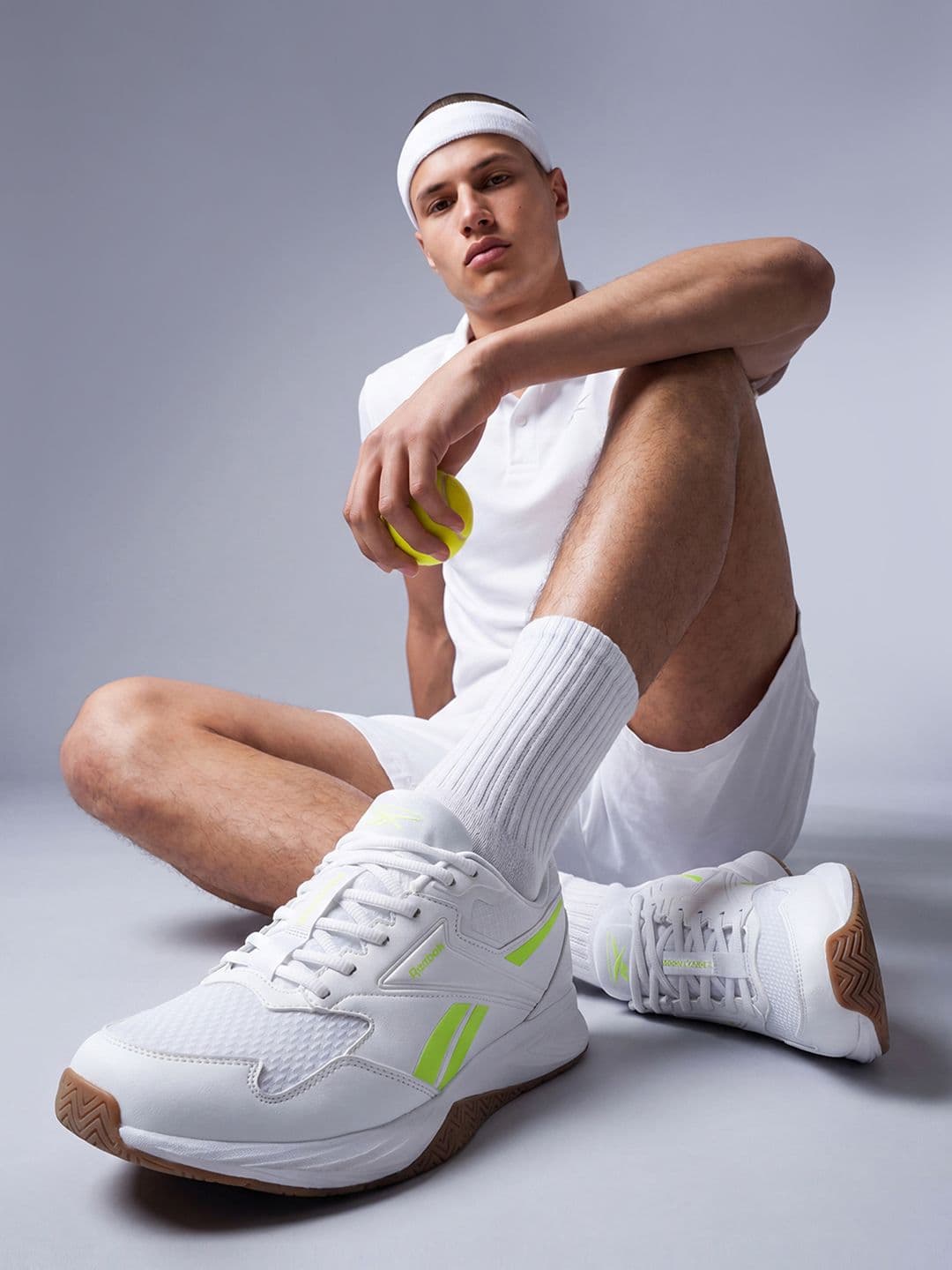 Reebok Multi Court Men Lace-Ups Badminton Sports Shoes thumbnail 6