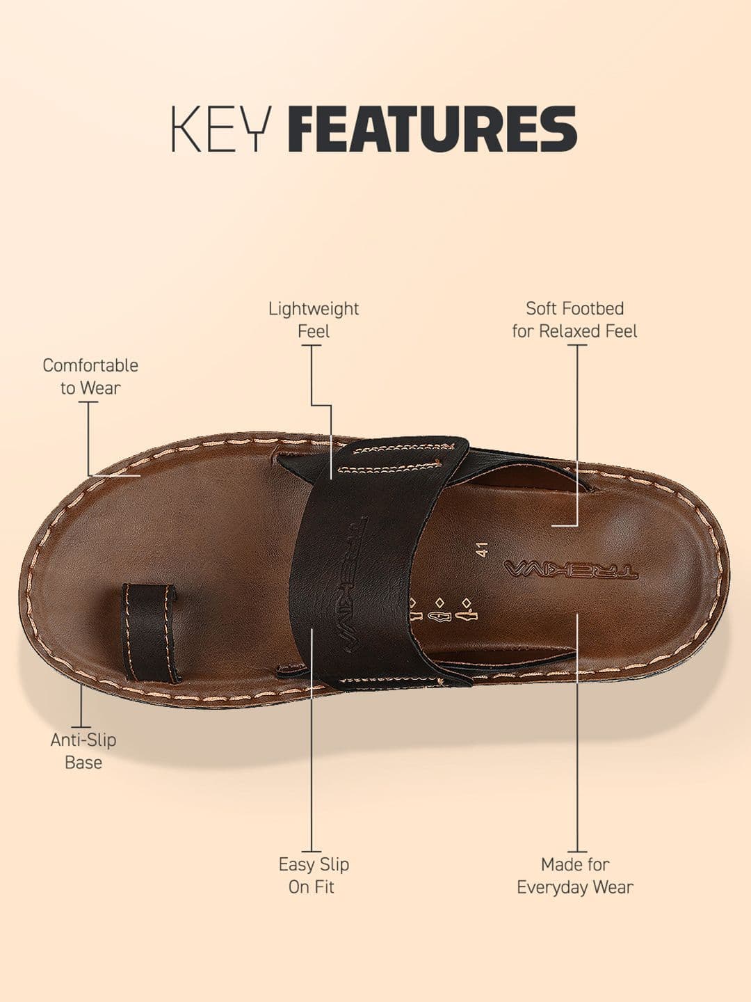Trekiva Men Comfort Sandals thumbnail 2