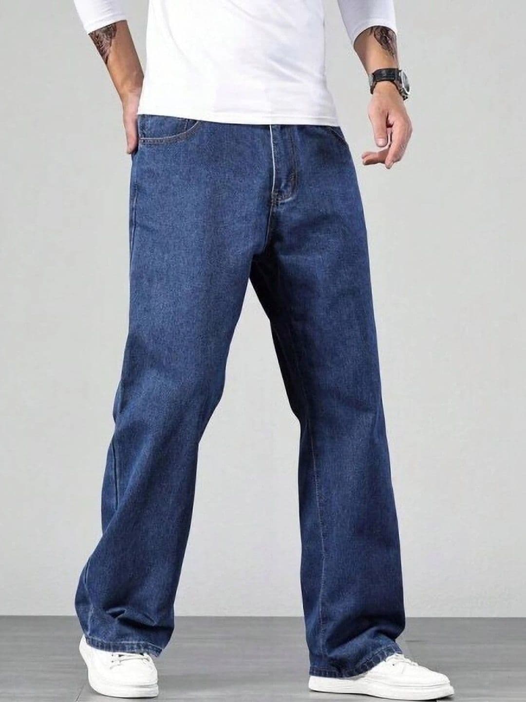 CLYVER Men Straight Fit Mid-Rise Jeans thumbnail 4
