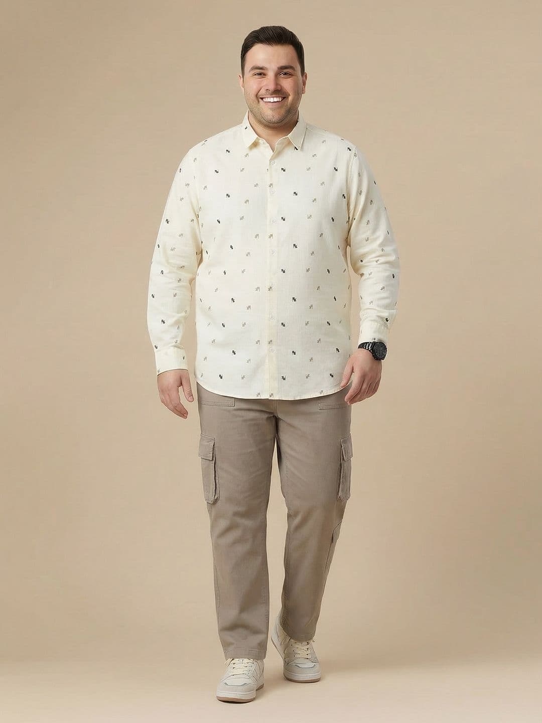 Sztori Abstract Printed Casual Shirt thumbnail 3