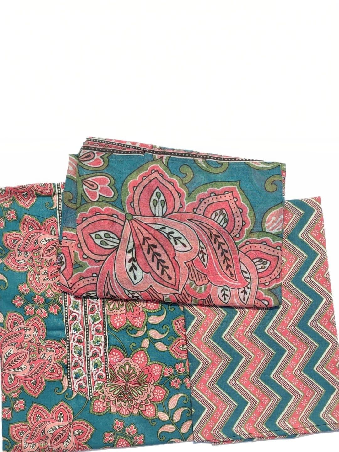 GC 80 BY GAURI COLLECTION Printed Pure Cotton Unstitched Dress Material thumbnail 2