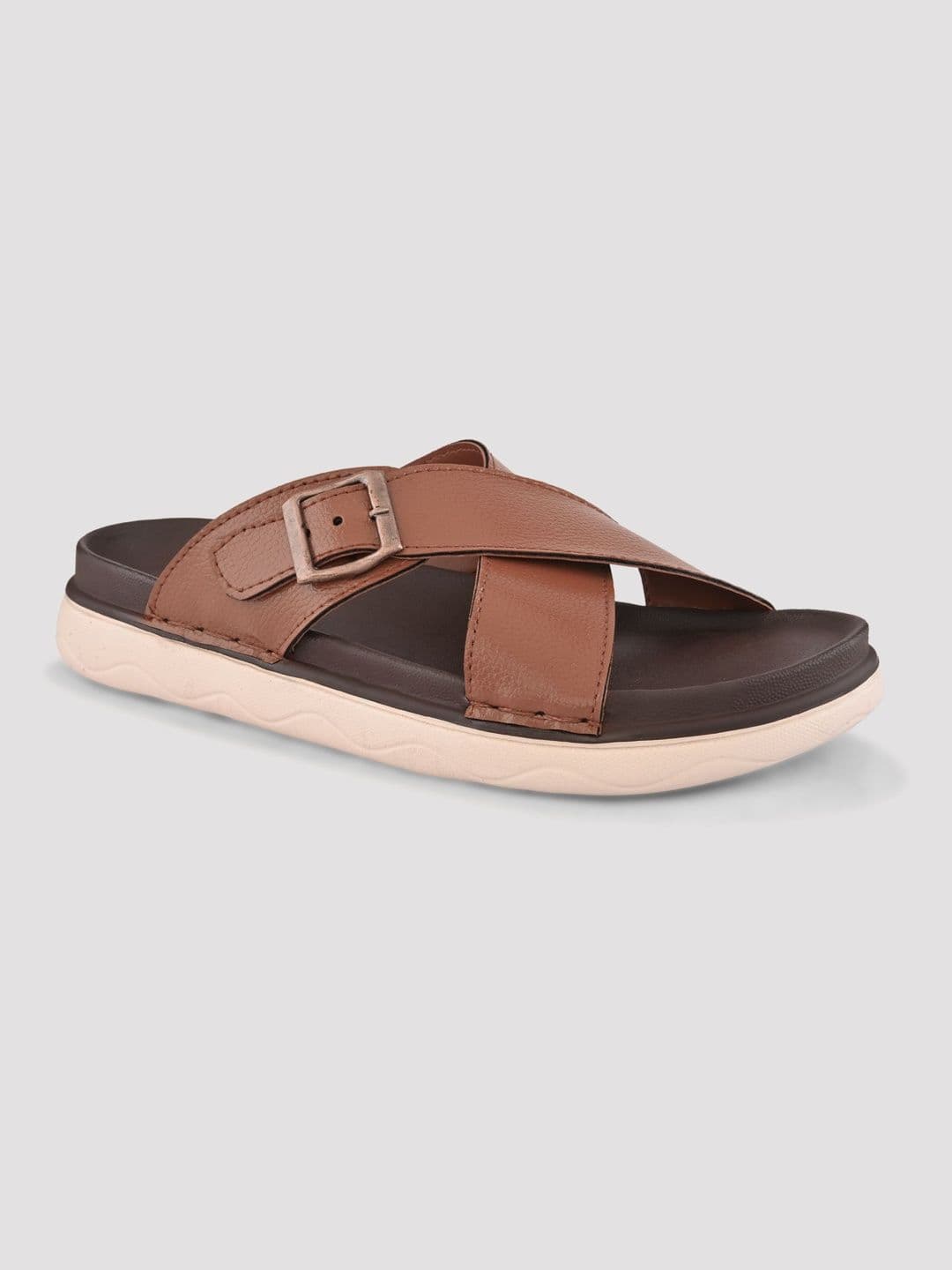 The Roadster Lifestyle Co Men Open Back Buckle Details Comfort Sandals thumbnail 7