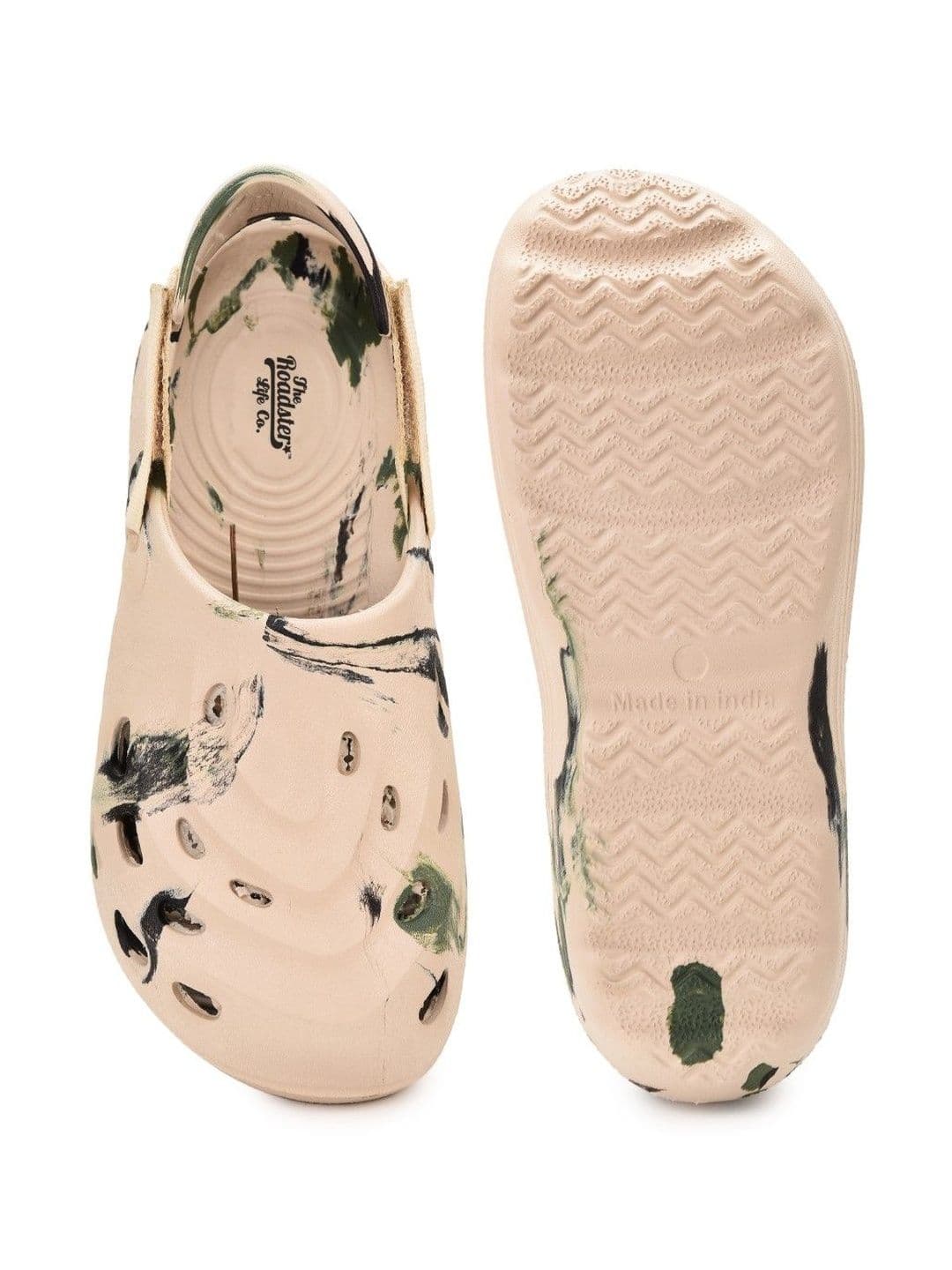 The Roadster Lifestyle Co Men Printed Clogs Flip Flops thumbnail 5