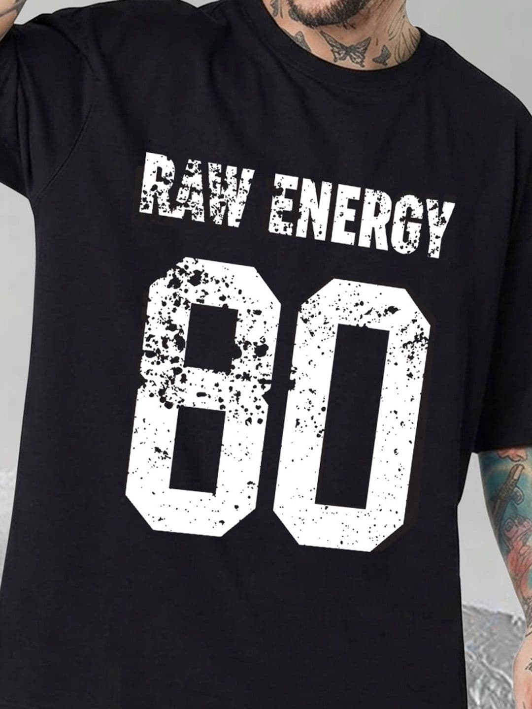 AUSK Men Typography Printed T-shirt thumbnail 4