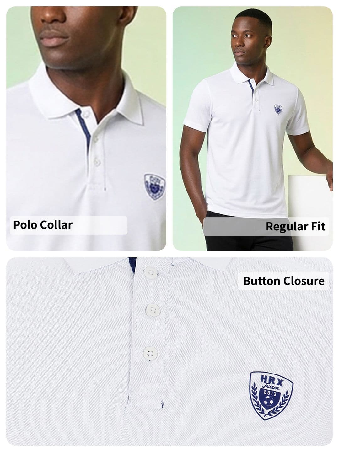 HRX by Hrithik Roshan Lifestyle Polo Collar T-shirt thumbnail 3