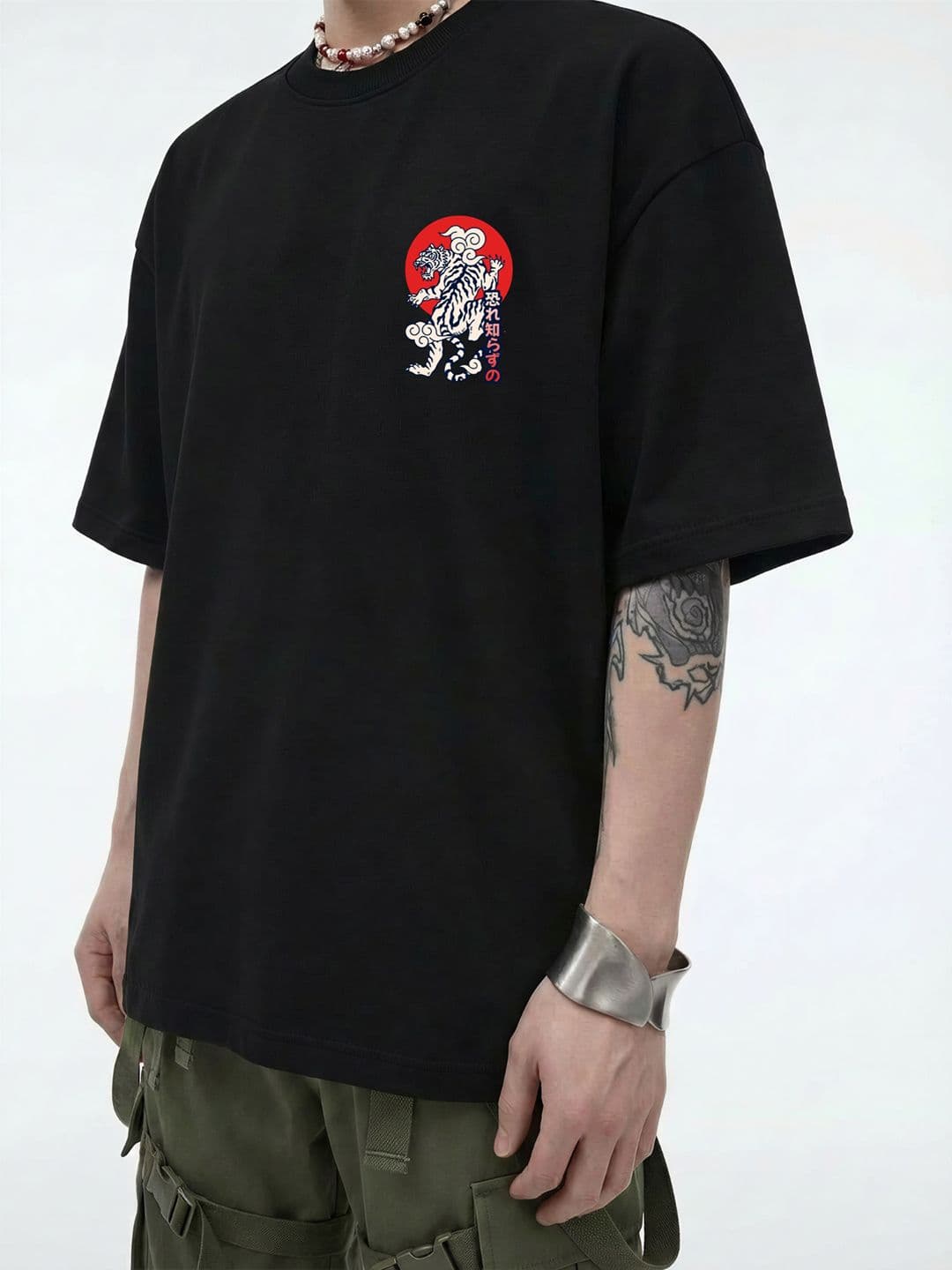 TOXA Men Printed Drop-Shoulder Sleeves T-shirt thumbnail 4