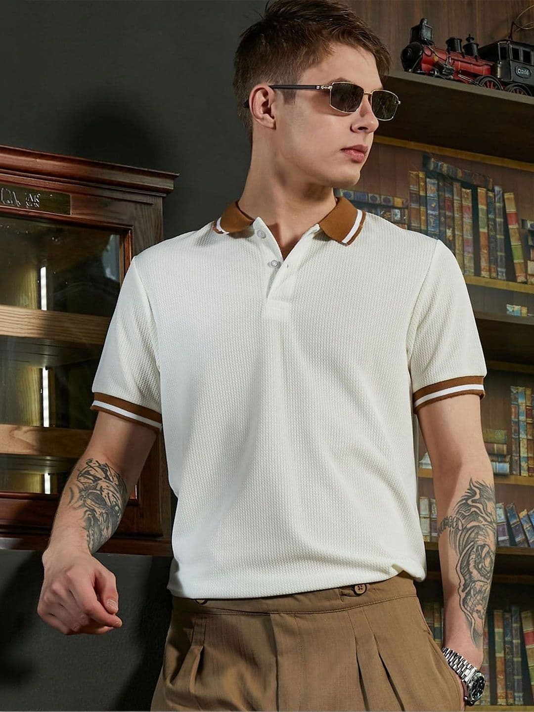 AUSK Men Polo Collar T-shirt - view 1