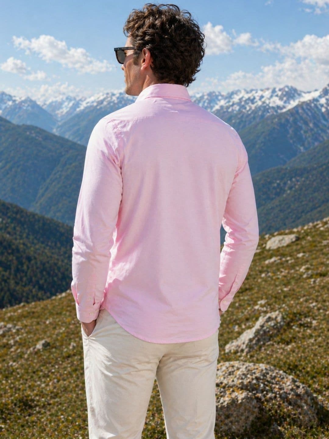 The Roadster Lifestyle Co Cotton Spread Collar Full Sleeves Shirt thumbnail 5