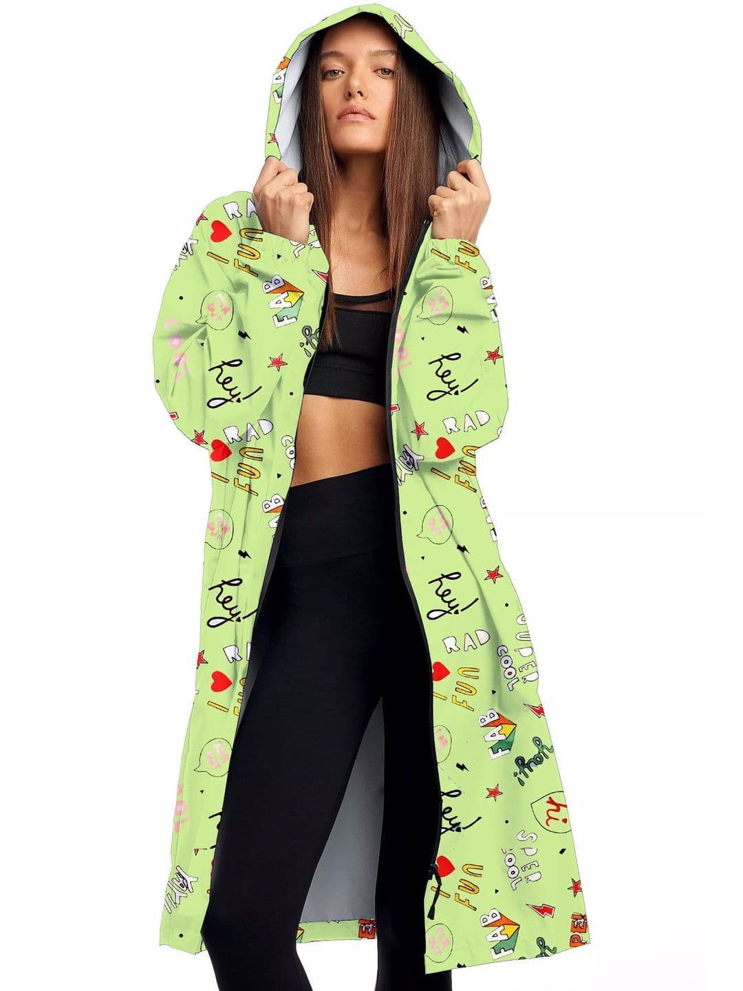 CAMISON Women Printed Rain Jacket