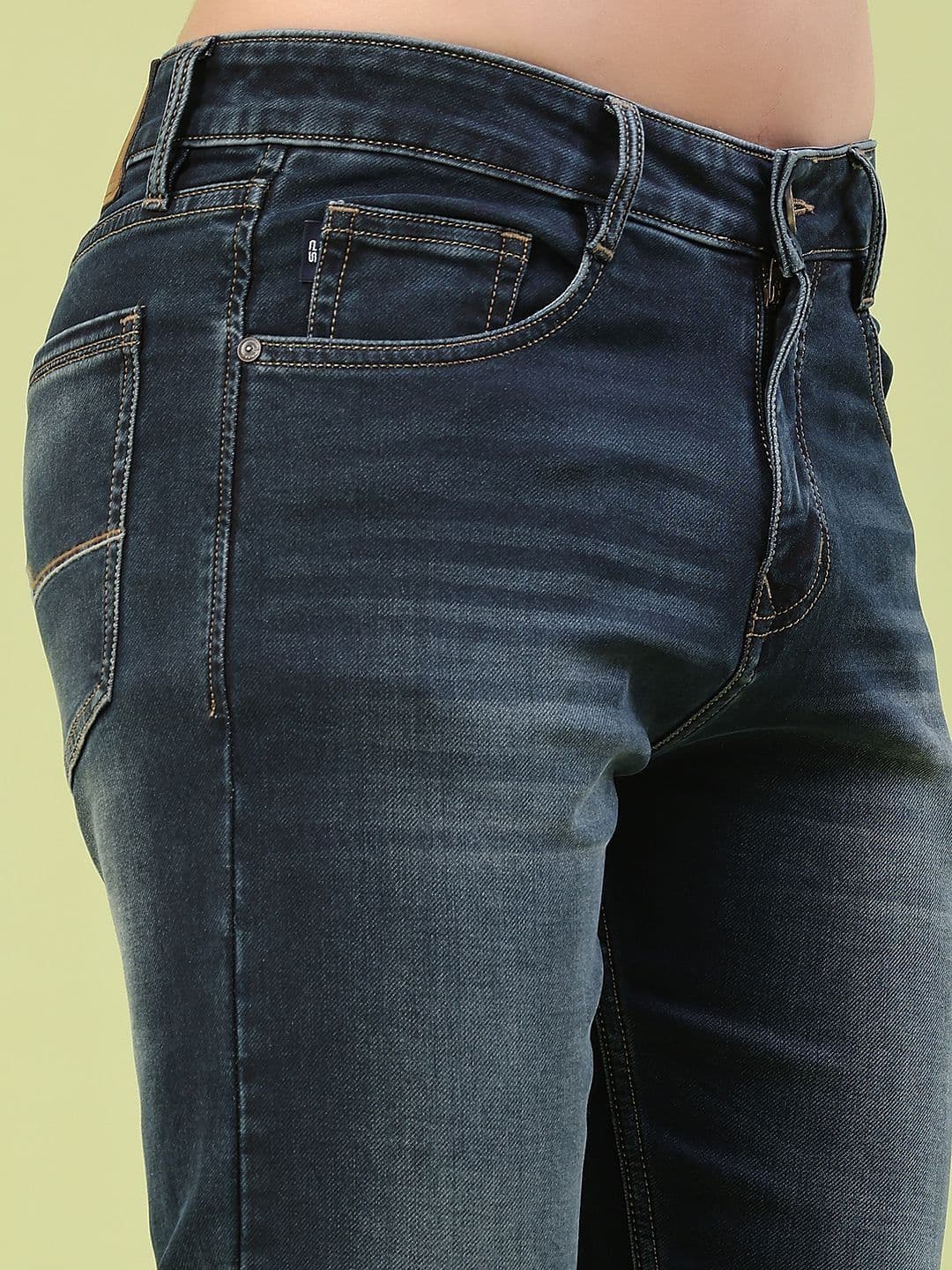 V-Mart Men Skinny Fit Mid-Rise Light Fade Jeans thumbnail 3