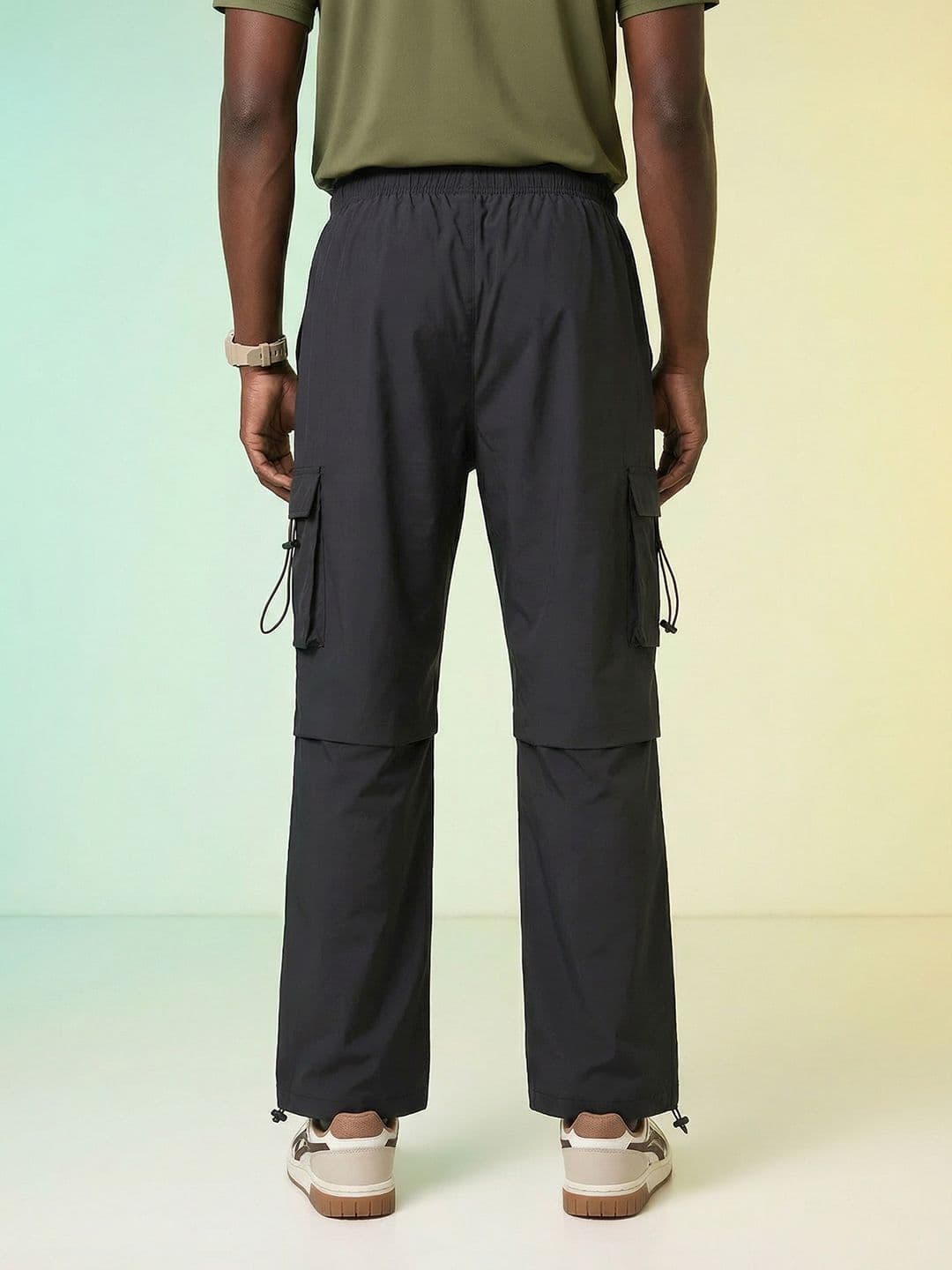 HRX by Hrithik Roshan Men Rapid-Dry Relaxed Fit Lifestyle Track Pants thumbnail 4