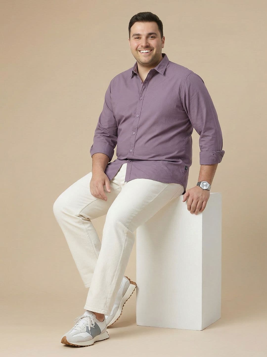 Sztori Spread Collar Pure Cotton Casual Shirt thumbnail 3