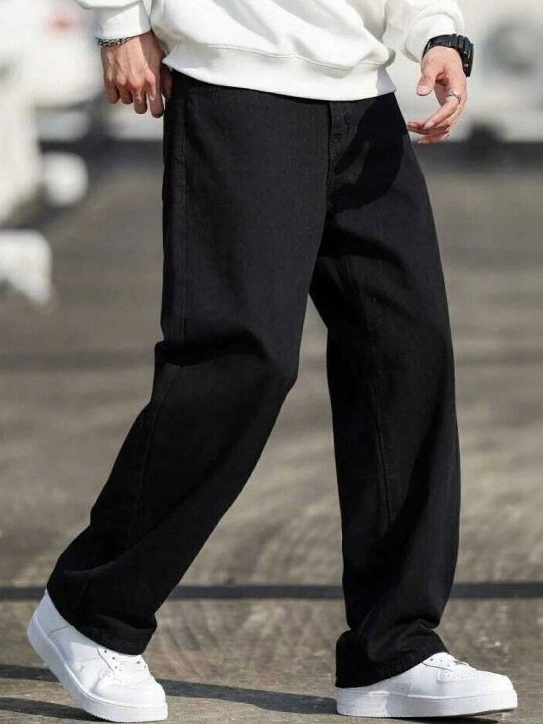 CLYVER Men Straight Fit Mid-Rise Jeans thumbnail 3