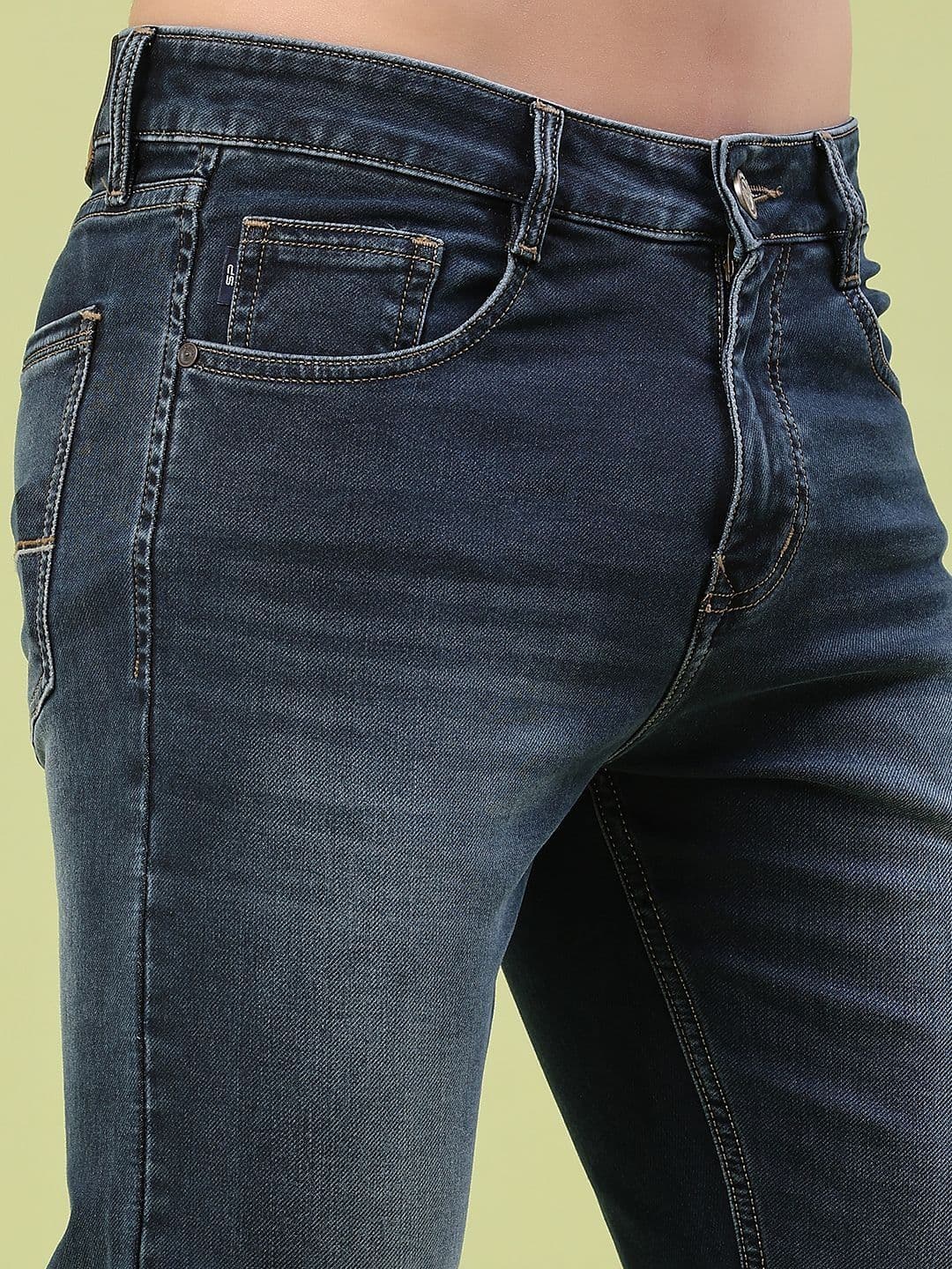 V-Mart Men Skinny Fit Mid-Rise Light Fade Jeans thumbnail 6