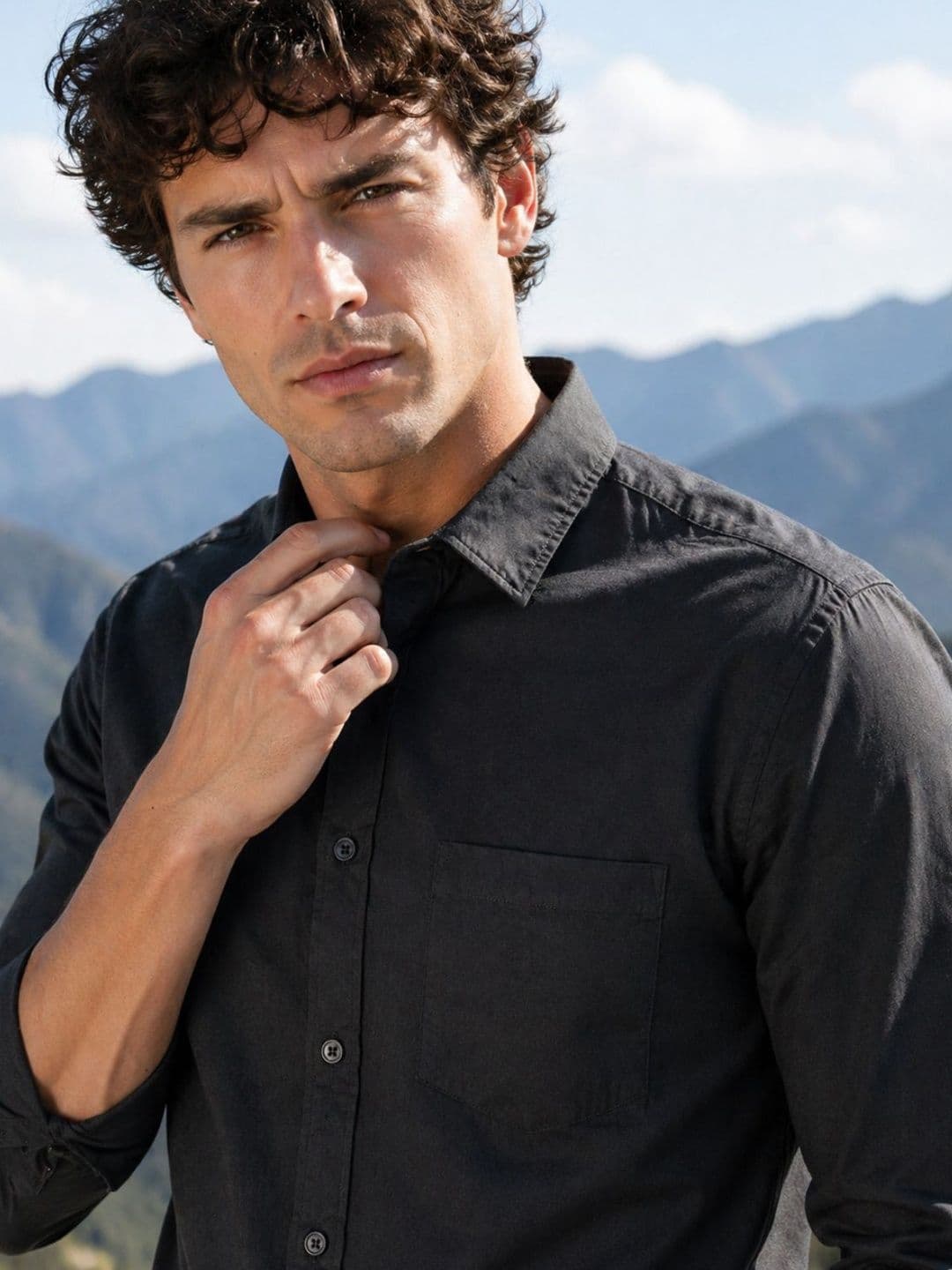The Roadster Lifestyle Co Cotton Spread Collar Full Sleeves Shirt thumbnail 7