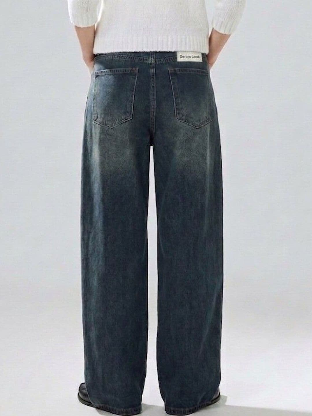 DENIMLOOK Women Wide Leg High-Rise Light Fade Jeans thumbnail 4