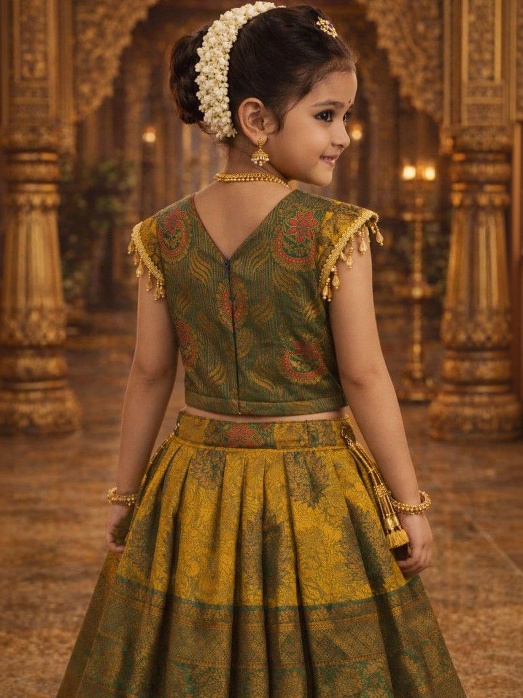 Xepon Girls Ready to Wear Lehenga & thumbnail 2