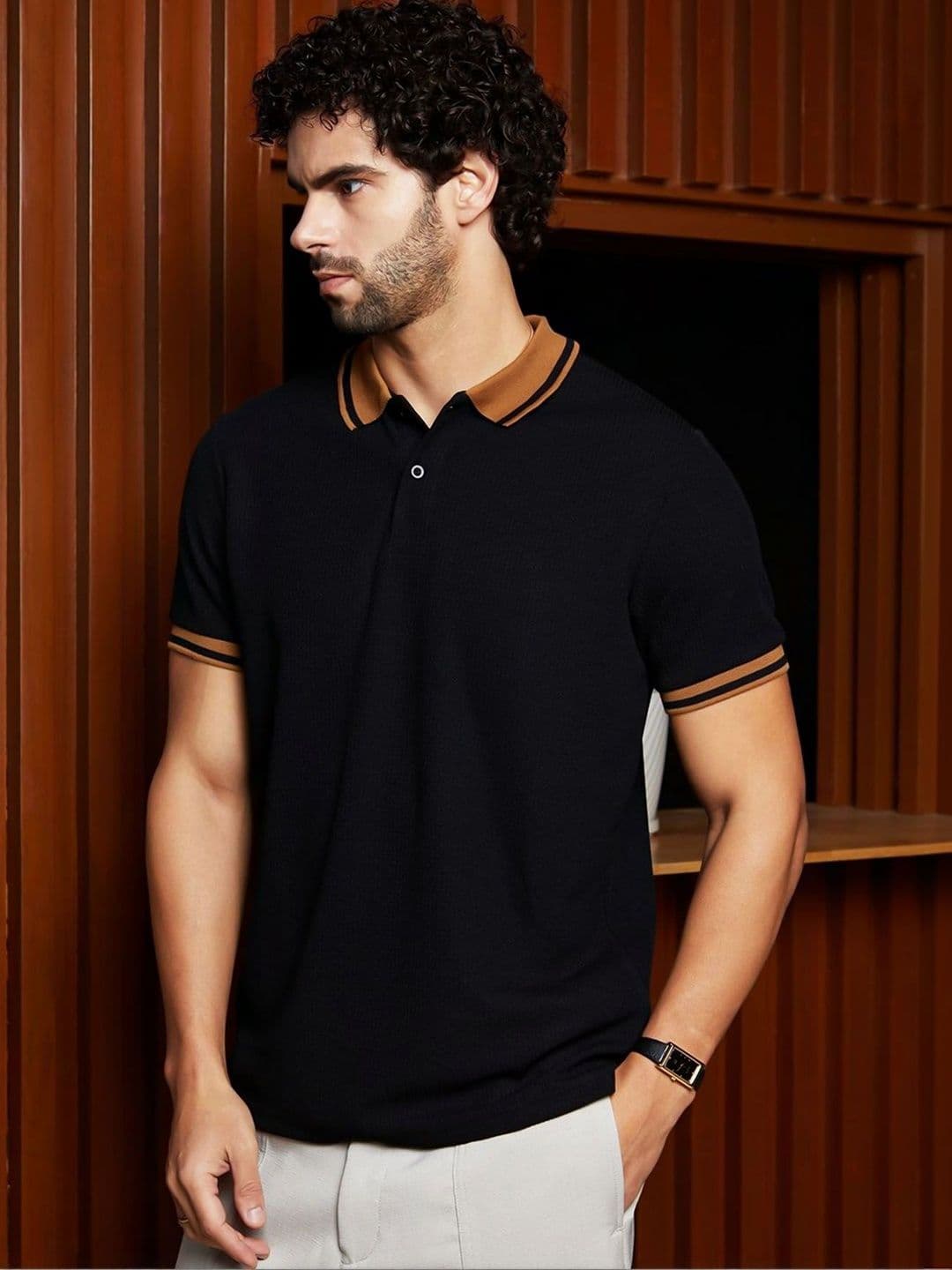 ENITOR Men Polo Collar T-shirt thumbnail 5