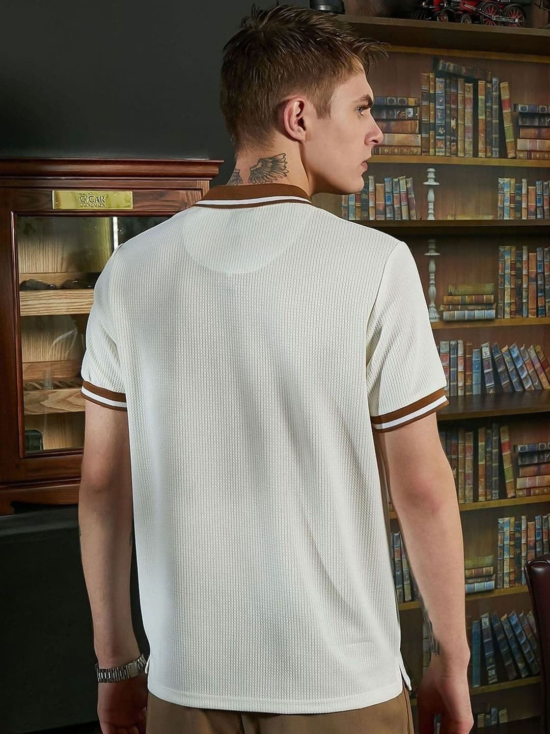 AUSK Men Polo Collar T-shirt thumbnail 4