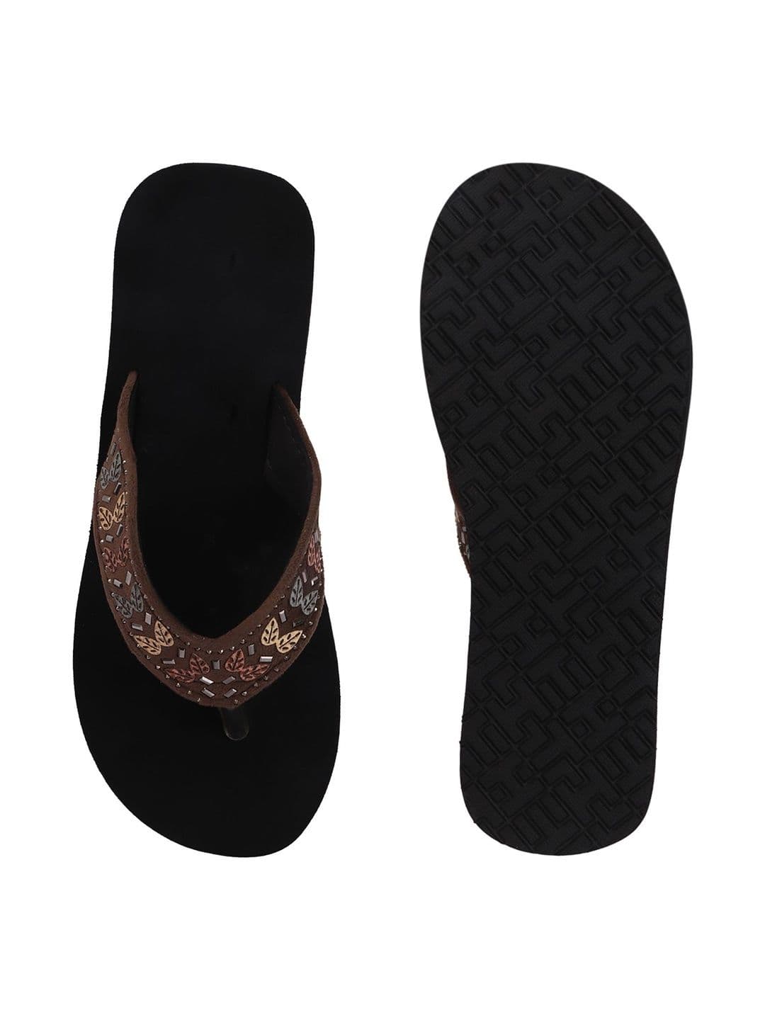 TRIKSY Women Embellished Open Toe Flats thumbnail 2