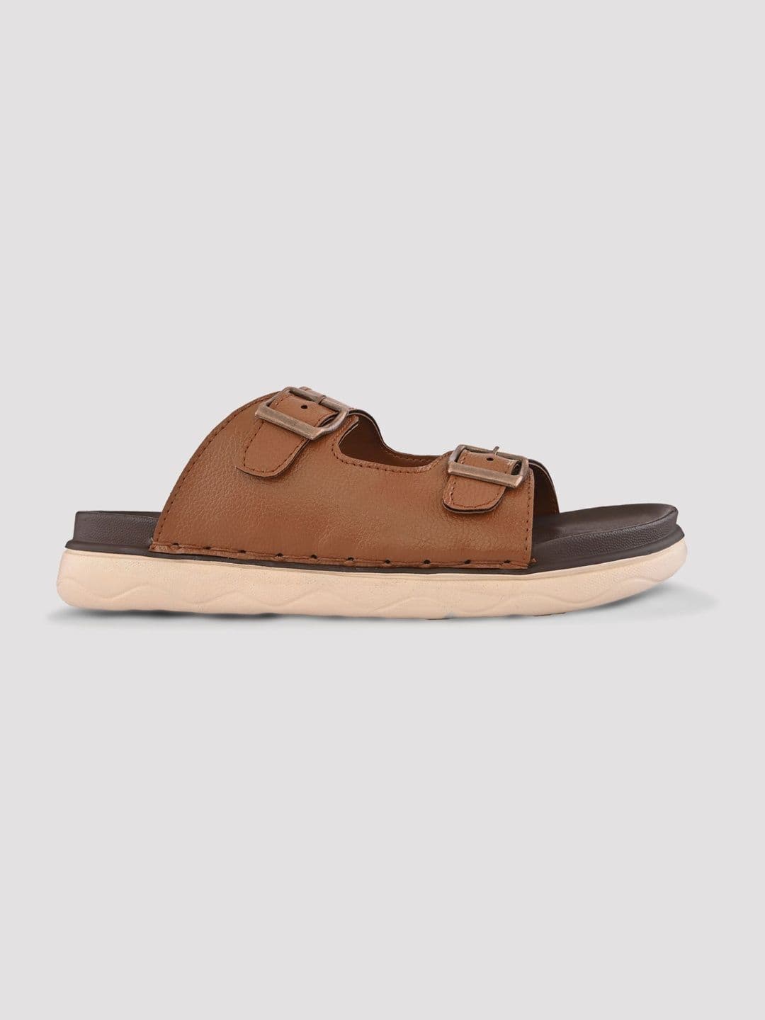 The Roadster Lifestyle Co Men Open Back Buckle Details Comfort Sandals thumbnail 2