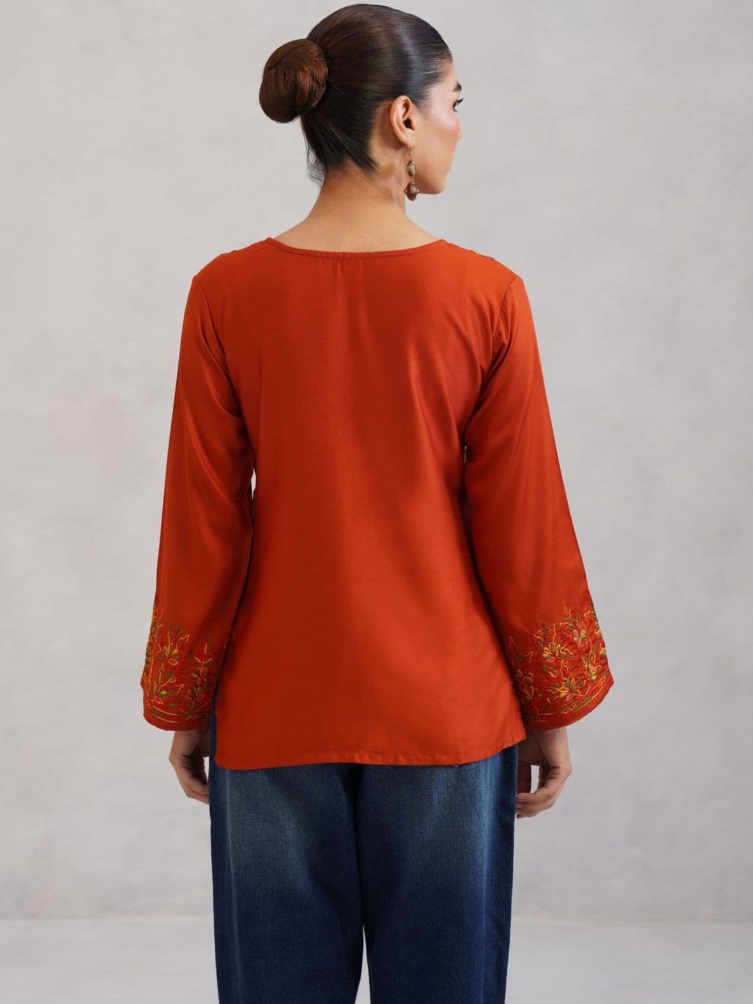 colorkosh Ethnic Motifs Embroidered Thread Work Kurta thumbnail 6