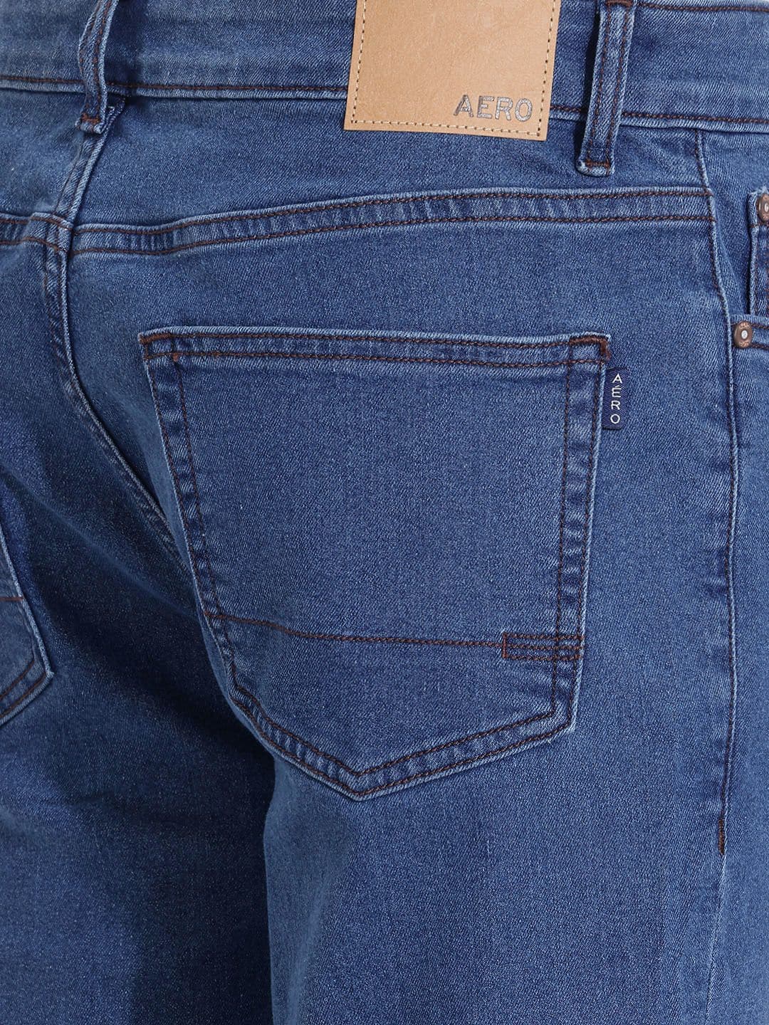 Aeropostale Men Straight Fit Mid-Rise Stretchable Jeans thumbnail 4