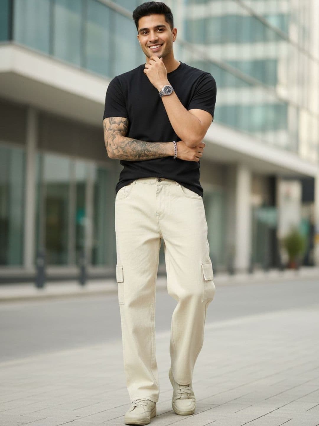 Kook N Keech Men Classic Straight Fit Mid-Rise Stretchable Jeans thumbnail 4