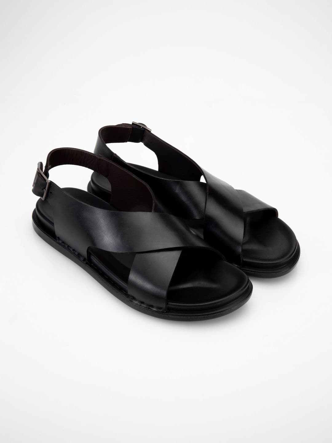 CRAFTAHOLIC Men Leather Comfort Sandals - view 1