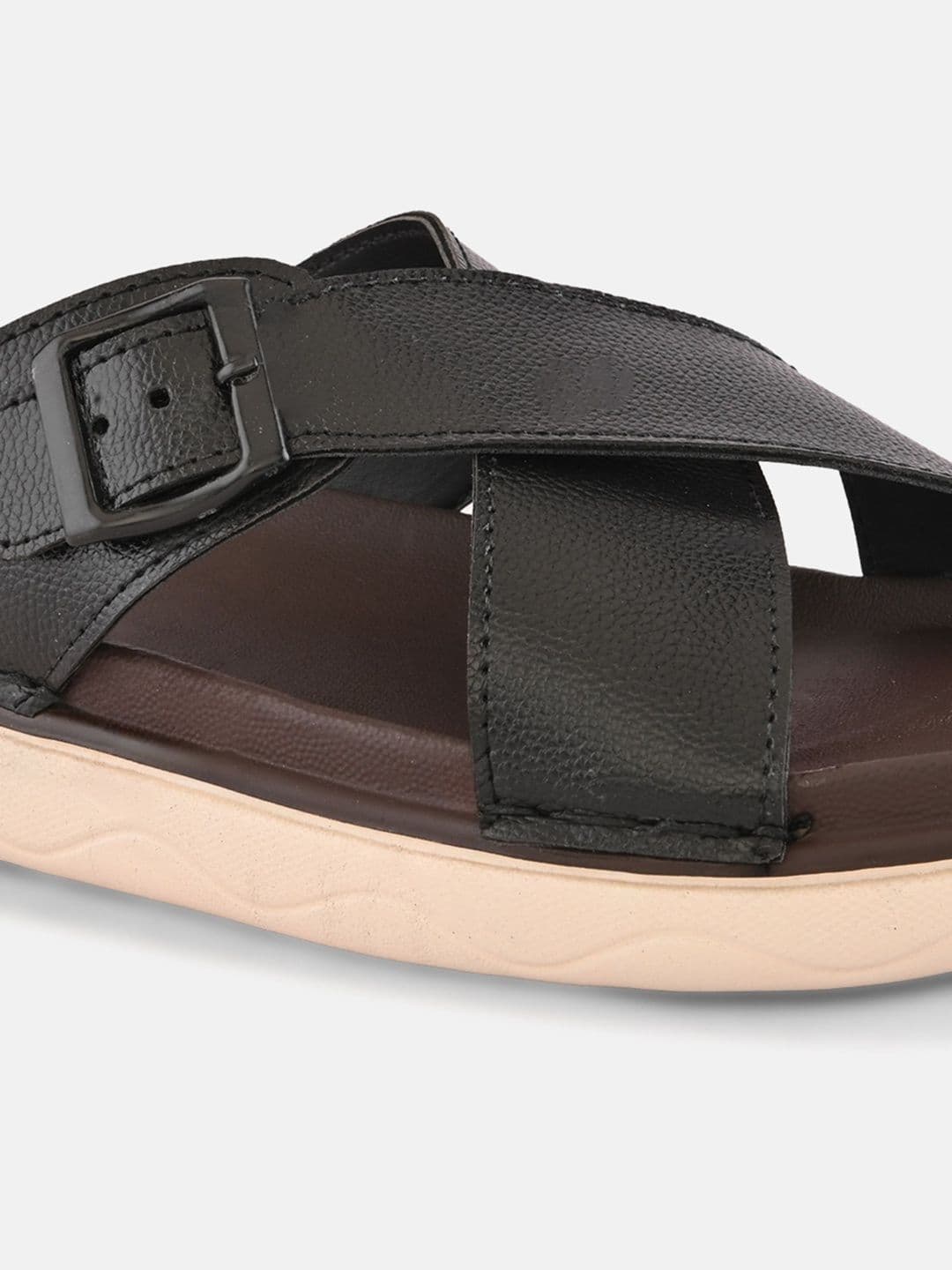 The Roadster Lifestyle Co Men Open Back Buckle Details Comfort Sandals thumbnail 7