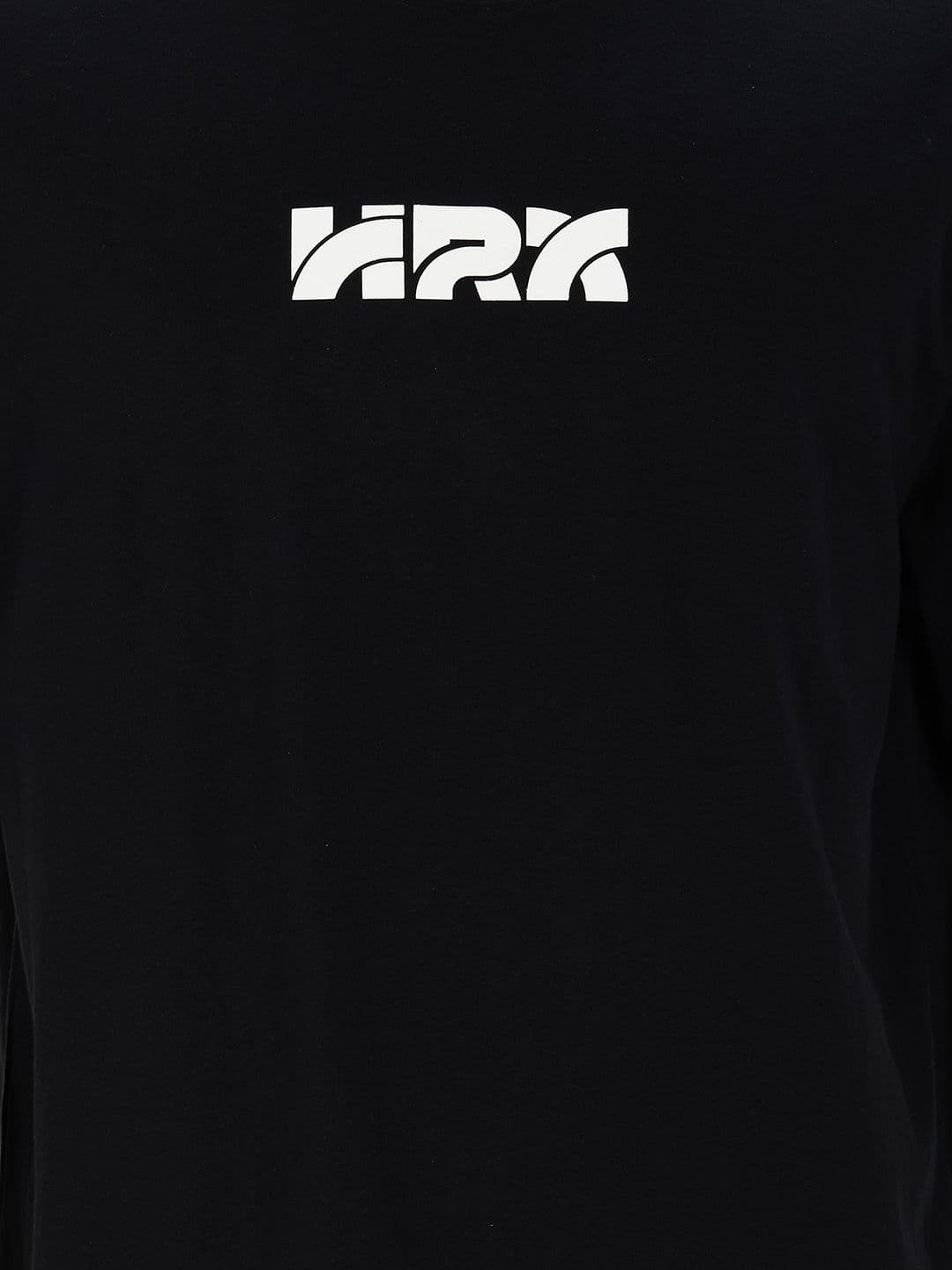 HRX by Hrithik Roshan Brand Logo Printed Pure Cotton Oversized T-shirt thumbnail 4