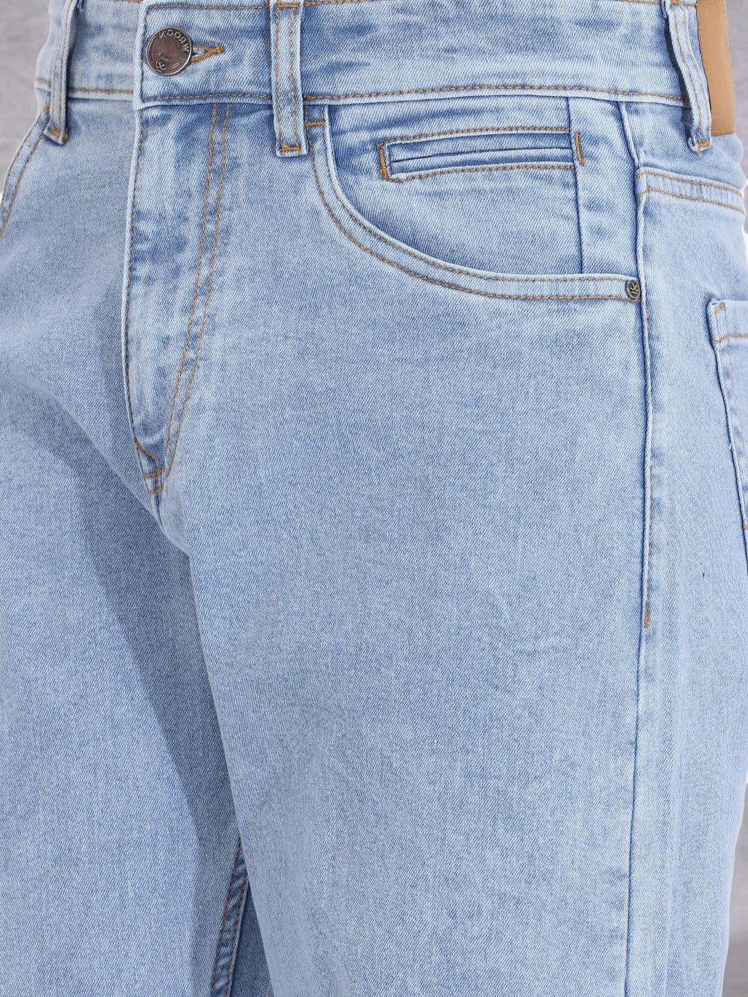 WROGN Men Straight Fit Stretchable Jeans thumbnail 2