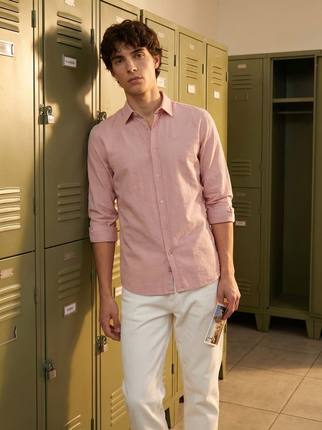 Aeropostale Pure Cotton Textured Casual Shirt - view 1