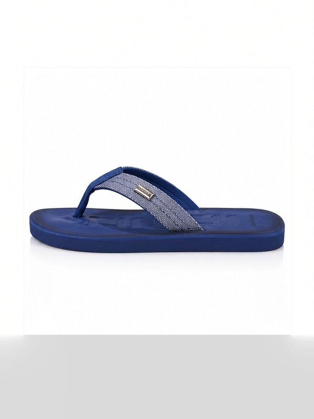 GRX Men Striped Rubber Thong Flip-Flops thumbnail 3