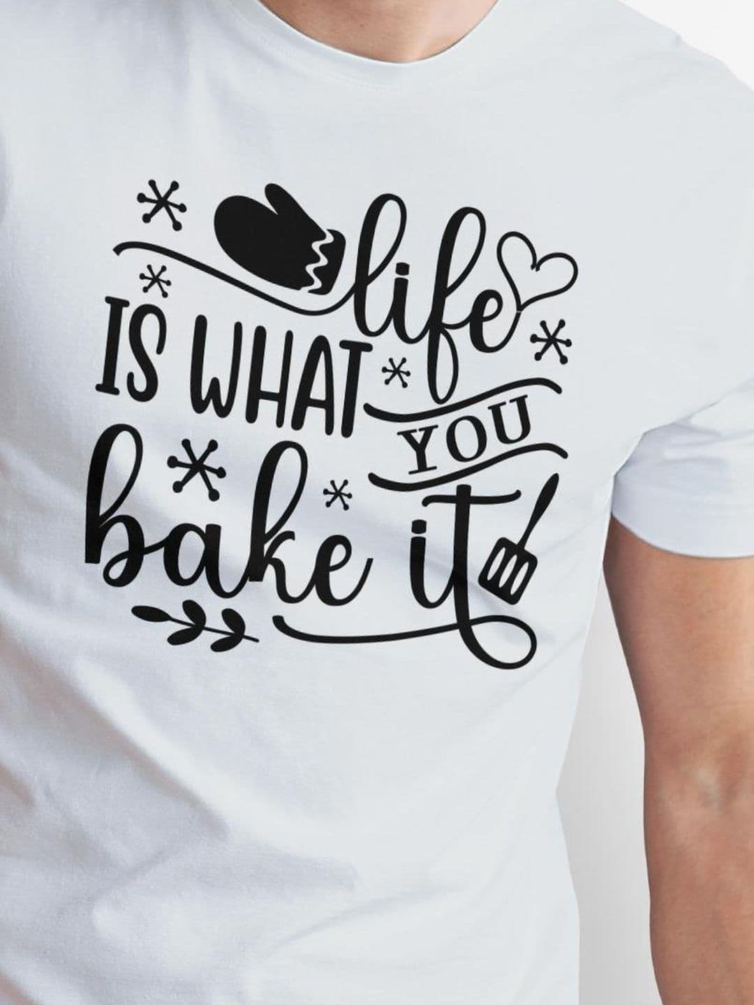 Seekbuylove Men Typography Printed Bio Finish T-shirt thumbnail 2