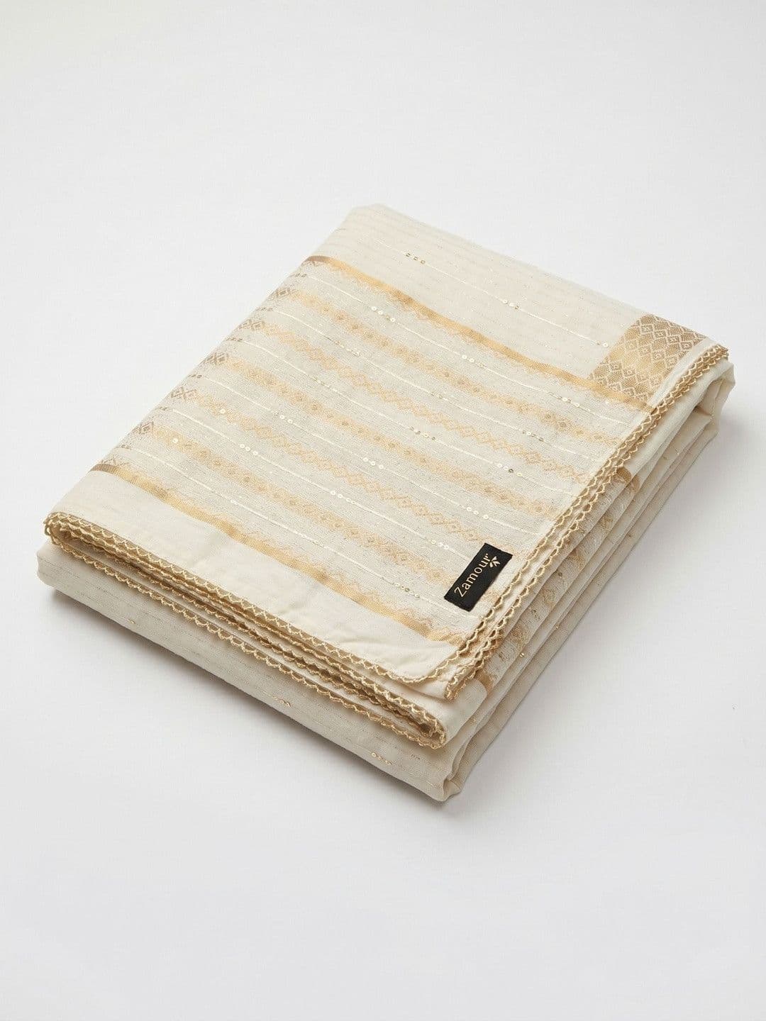 Zamour Woven Design Dupatta with Zari thumbnail 2