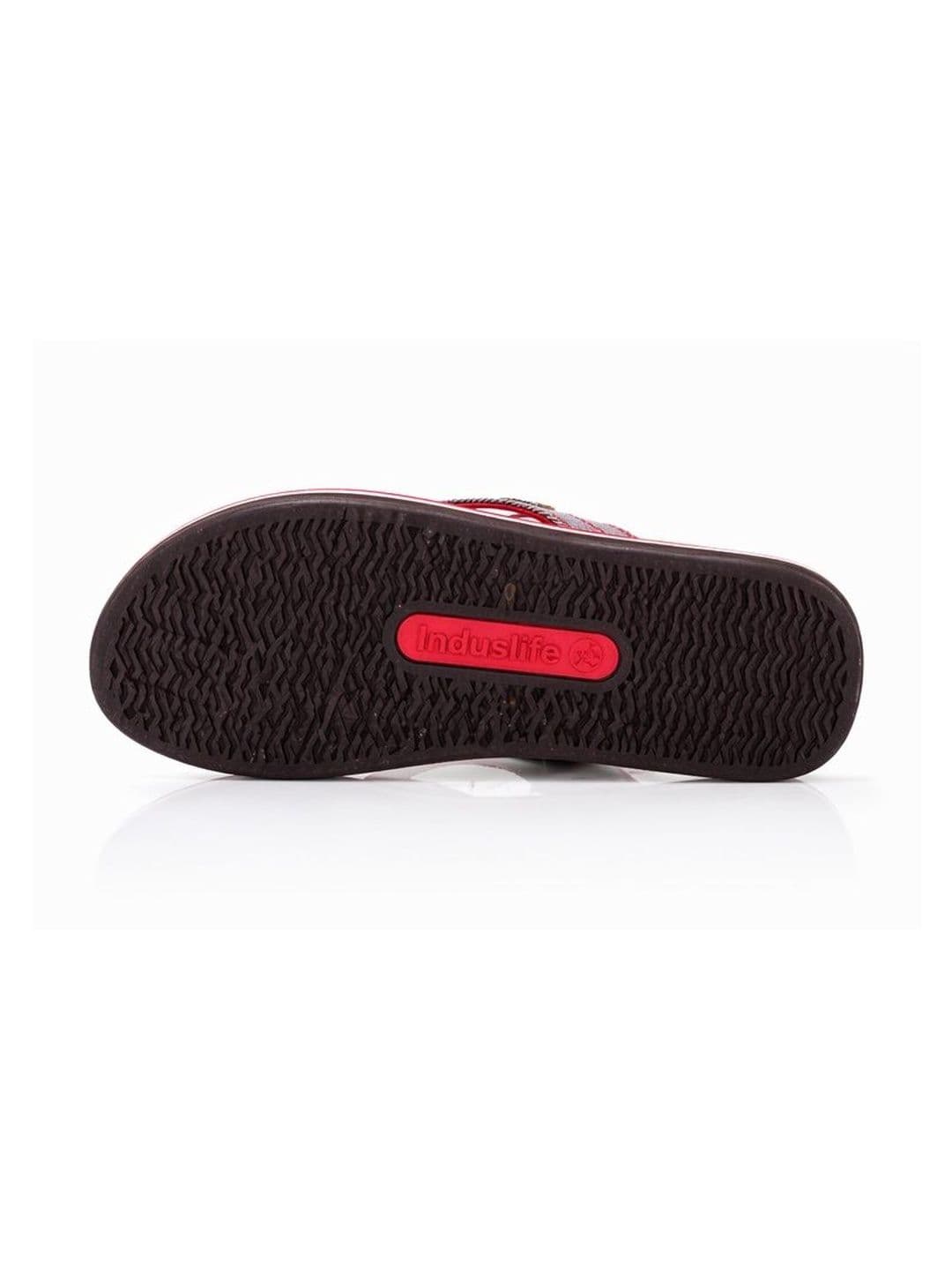 GRX Men Colourblocked Rubber Thong Flip-Flops thumbnail 4