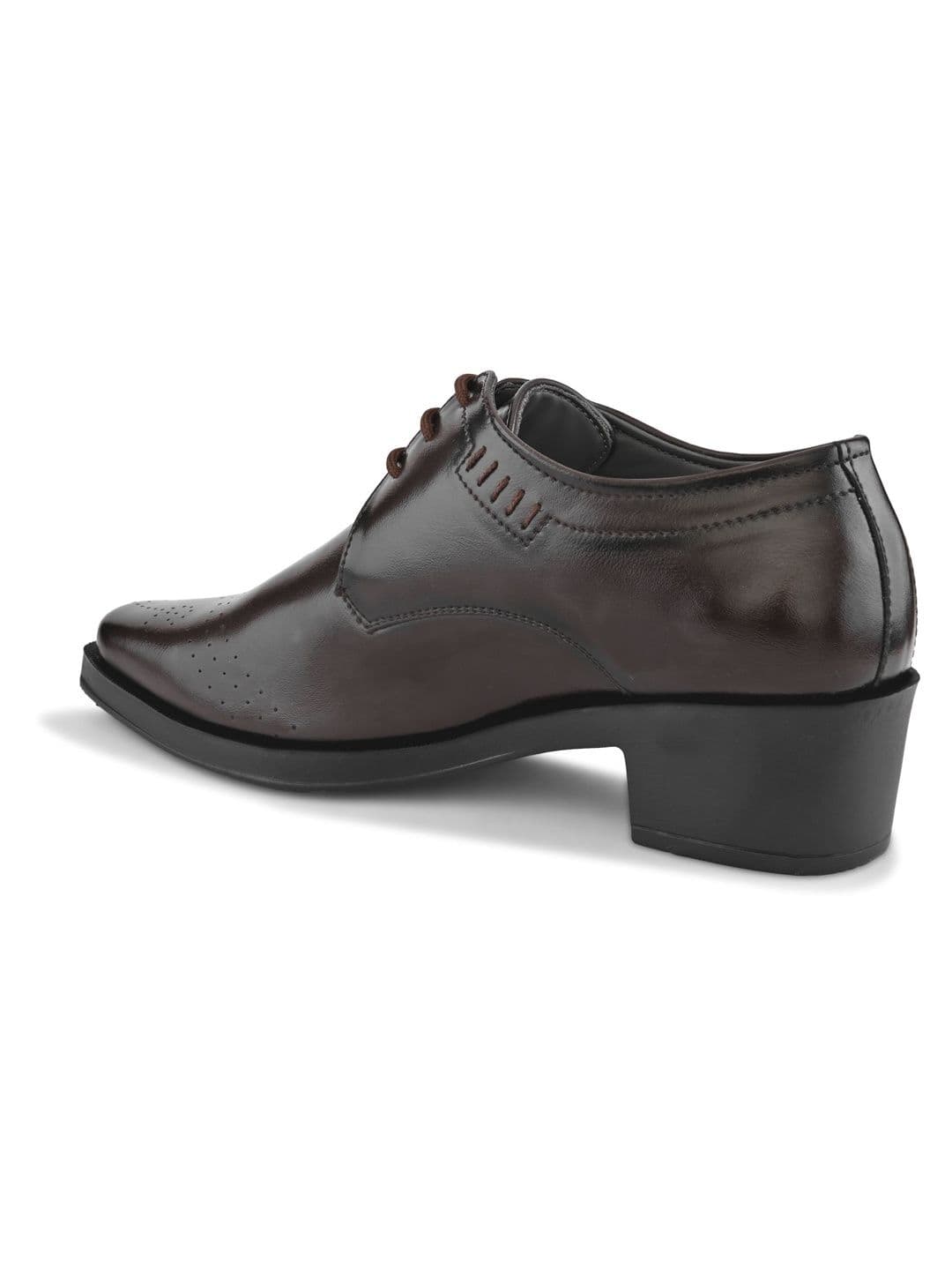 HERE&NOW Men PU Square Toe Lace-Ups Formal Derbys thumbnail 2