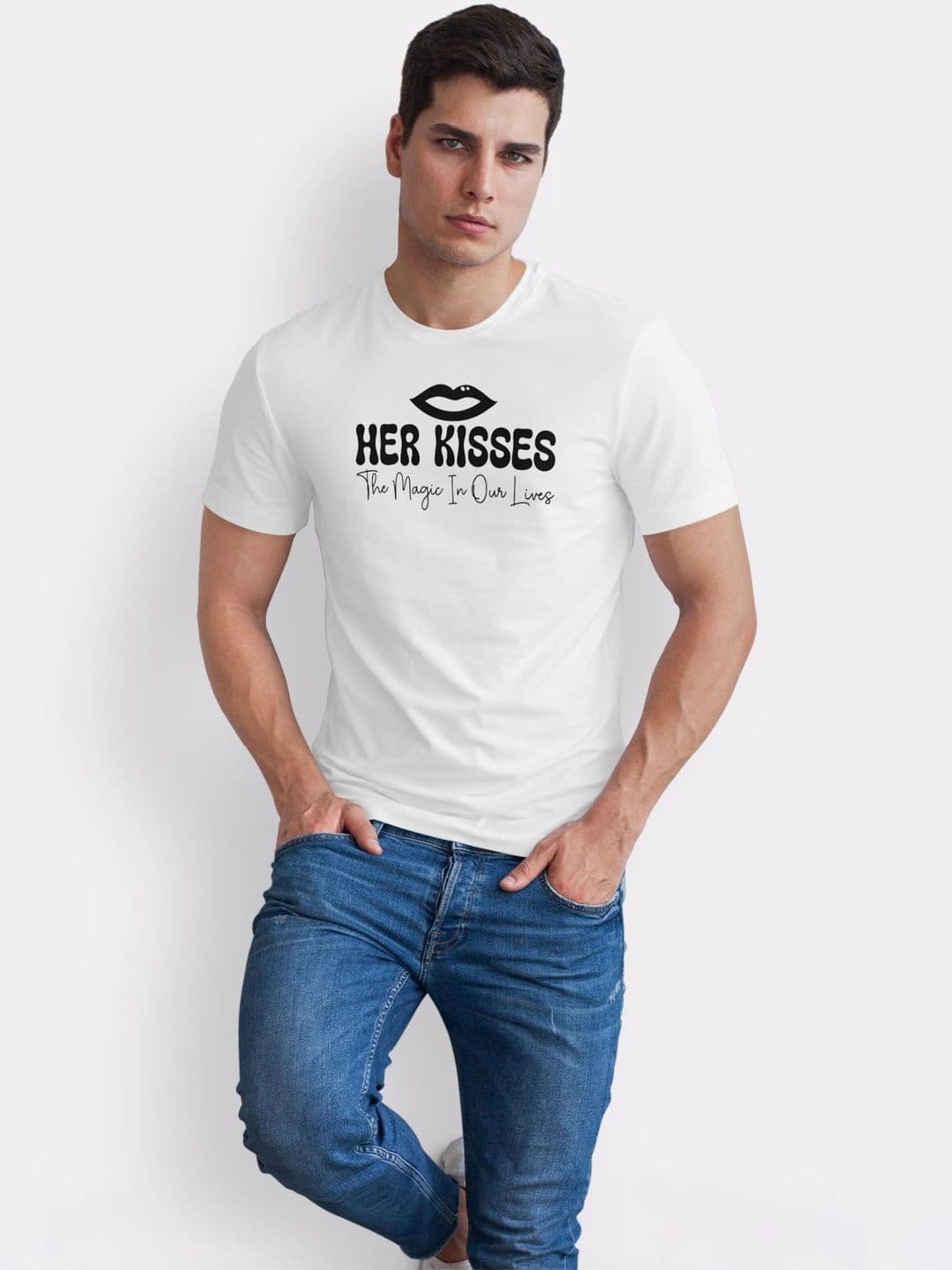 Seekbuylove Men Typography Printed Bio Finish T-shirt thumbnail 3